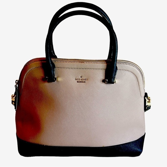 Kate Spade Cameron Street Margot Satchel Leather Rare Porcini Black Leather - Picture 11 of 11
